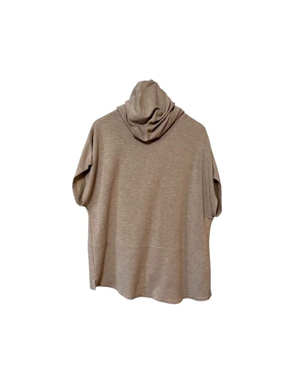 Calvin Klein Beige Muscle Fleece XL With Kangaroo Pocket & Funnel Hoodie - Picture 3 of 7